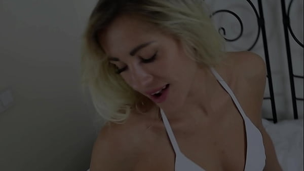 Passionate milf strapon from young bitch after hot striptease | 4K